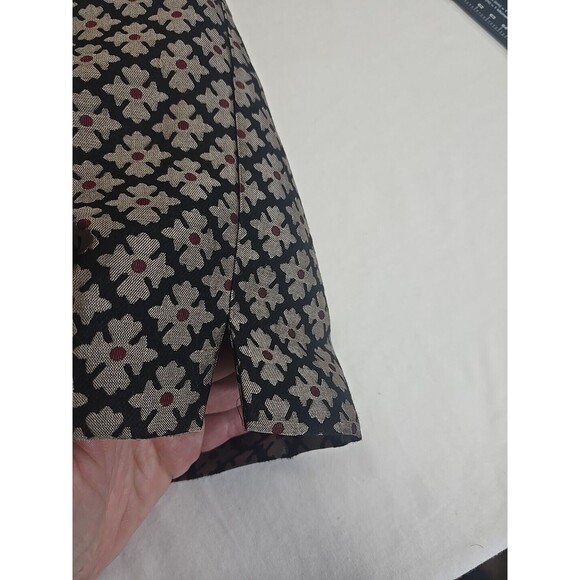 Talbots Signature Cropped Pants‎ Women's Size 6P Petite Brown Medallion Geo - Picture 8 of 9